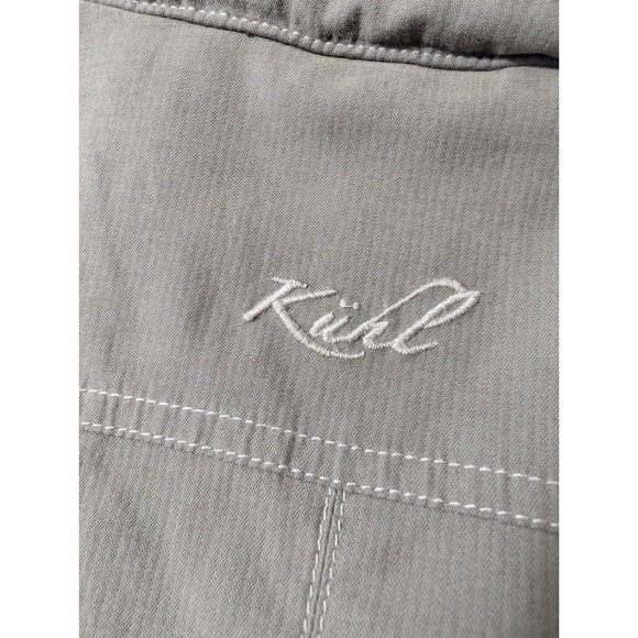 Kuhl Utility Rekon Jacket Womens Sm Green Stretch Stowaway Hood L/S Outdoor Coat - Picture 11 of 15
